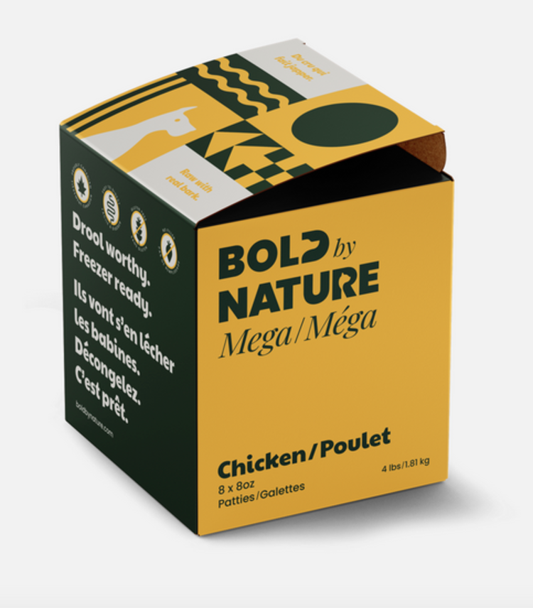 Bold by Nature Bold by Nature - Mega - Patties - Chicken - 4lbs