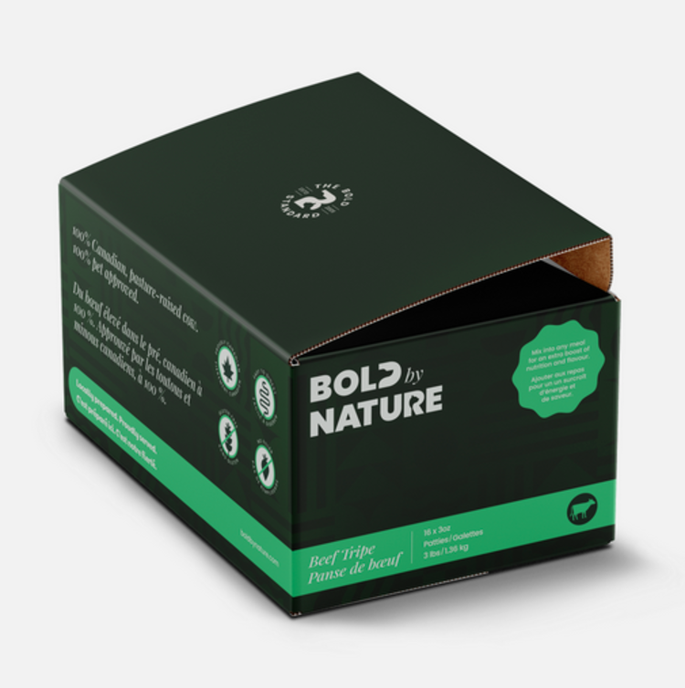 Bold by Nature Bold by Nature - Beef Tripe Topper - 3lbs