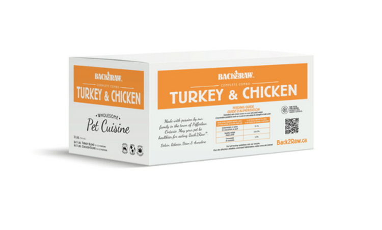 Back2Raw Back2Raw - Complete - Turkey Blend & Chicken Blend - 12lbs