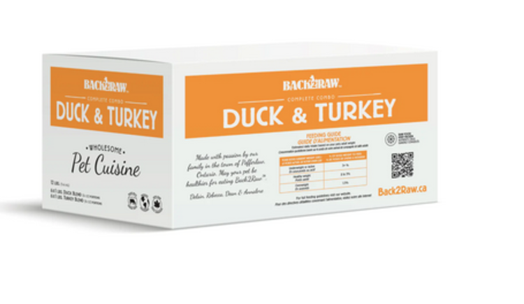Back2Raw Back2Raw - Complete - Turkey Blend & Duck Blend - 12lbs