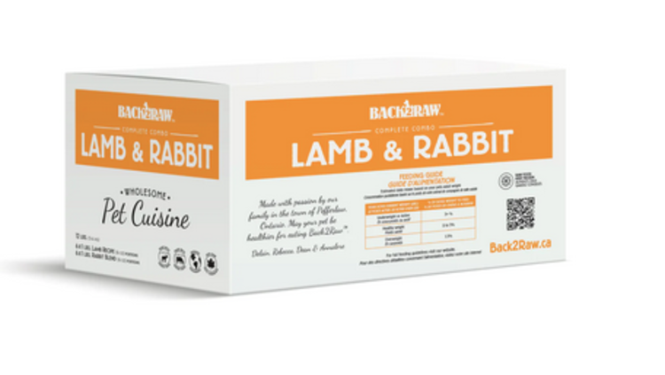 Back2Raw Back2Raw - Complete - Lamb & Rabbit Combo - 12lbs