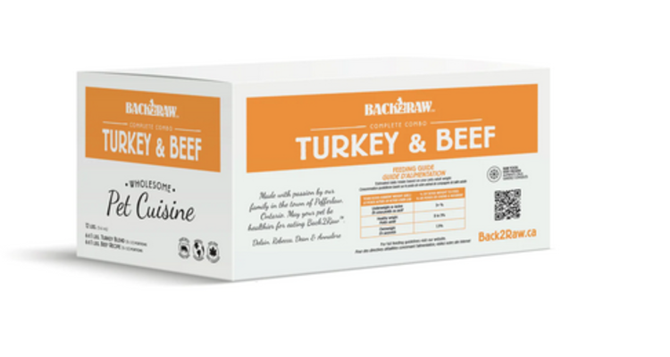 Back2Raw Back2Raw - Complete - Turkey & Beef Combo - 12lbs