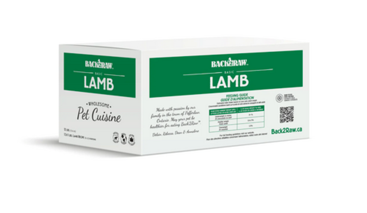 Back2Raw Back2Raw - Basic - Lamb - 12lbs