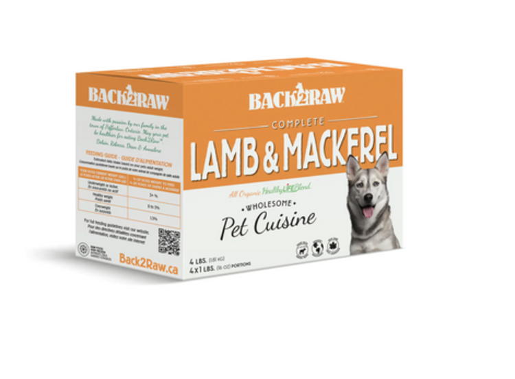 Back2Raw Back2Raw - Complete - Lamb & Mackerel - 4lbs
