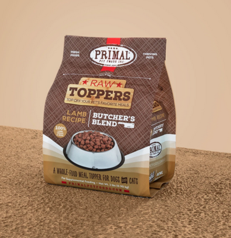 Primal Primal - Butchers Blend Topper - 2lbs - Lamb