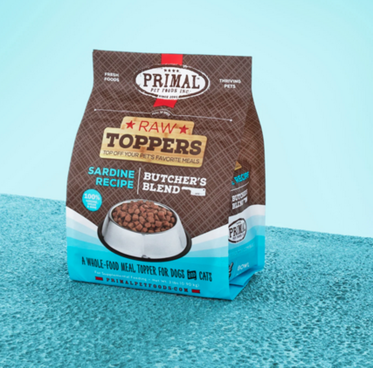 Primal Primal - Butchers Blend Topper - 2lbs - Sardine