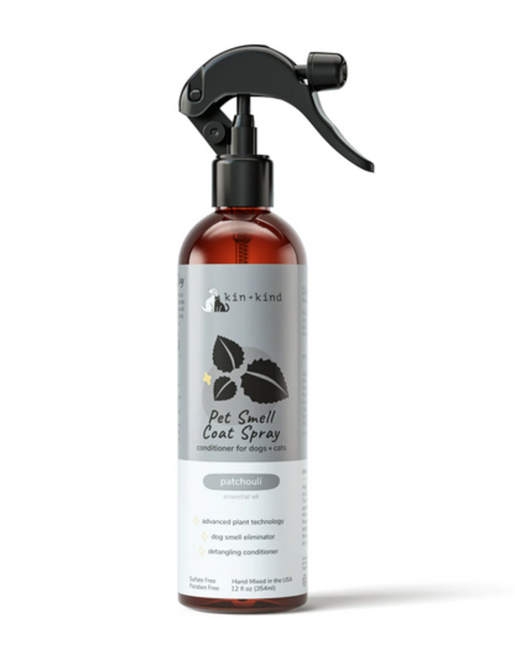 Kin & Kind Kin & Kind - Pet Coat Spray - Patchouli - 12oz