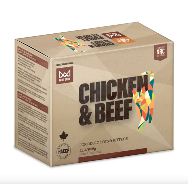 Big Country Raw BCR - Fare Game - Chicken & Beef - 2lbs