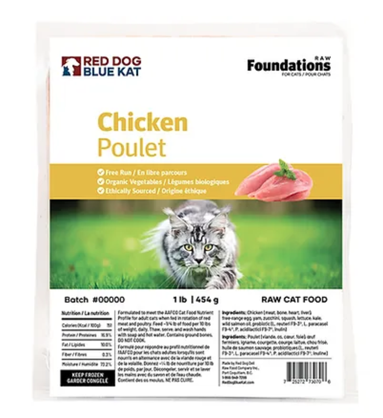 RDBK RDBK - CAT - Foundations Chicken - 1lb (4 x 0.25lb)
