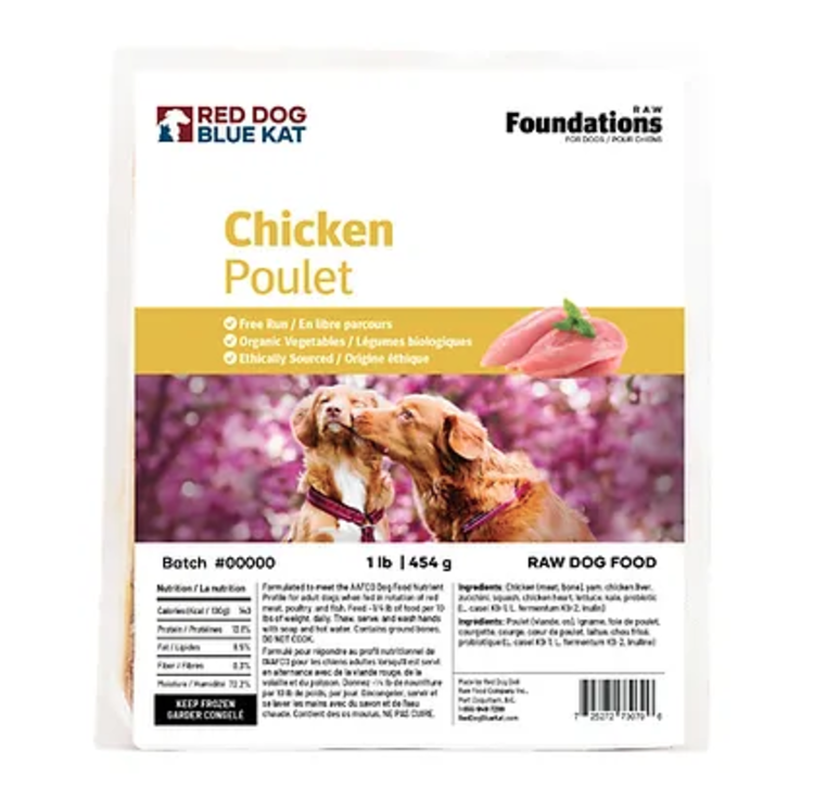 RDBK RDBK - Foundations Chicken - 1lb (4 x 0.25lb)