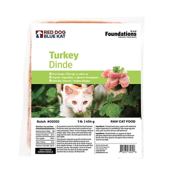 RDBK RDBK - CAT - Foundations Turkey - 1lb (4 x 0.25lb)