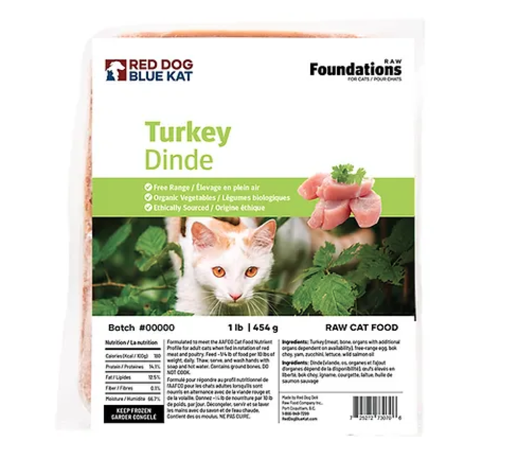 RDBK RDBK - CAT - Foundations Turkey - 1lb (4 x 0.25lb)