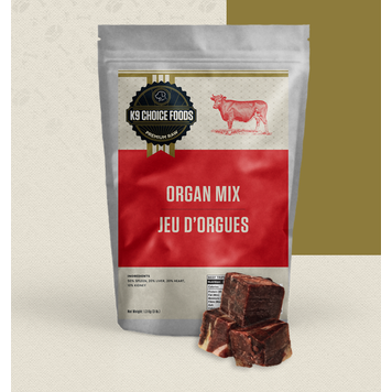 K9 Choice K9 Choice - Beef Organ Mix - 3lbs