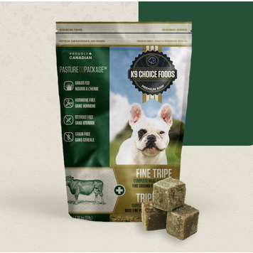 K9 Choice K9 Choice - Fine Ground Tripe - 3lbs