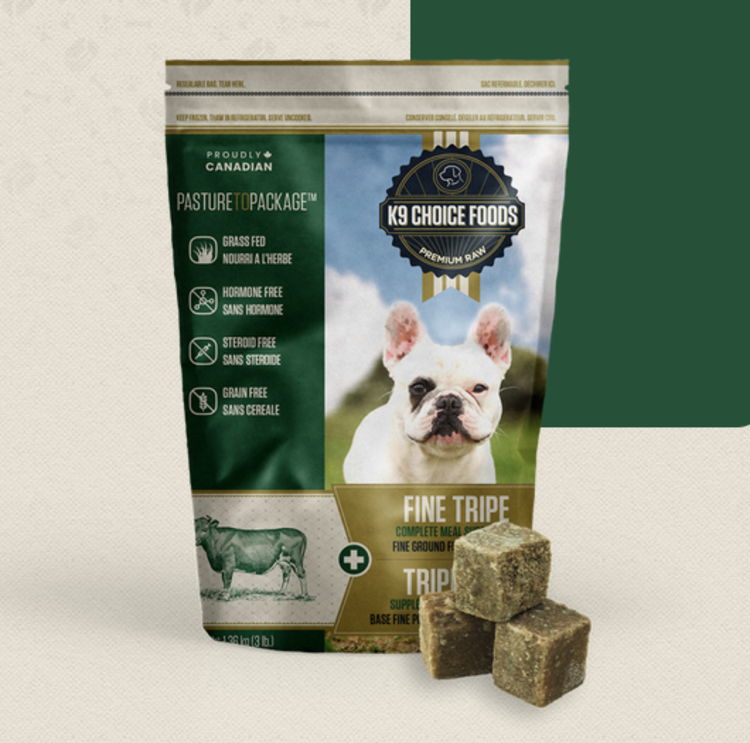 K9 Choice K9 Choice - Fine Ground Tripe - 3lbs