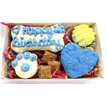 The Barkery The Barkery - Happy Birthday Box - Blue