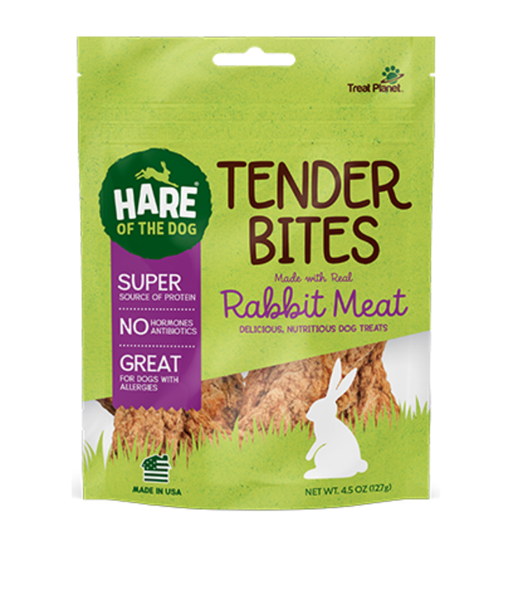 Hare of the Dog Hare of the Dog - Tender Bites - Rabbit - 4.5oz