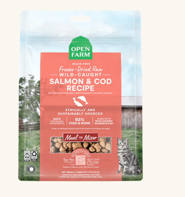 Open Farm Open Farm - Freeze Dried - CAT - Salmon & Cod