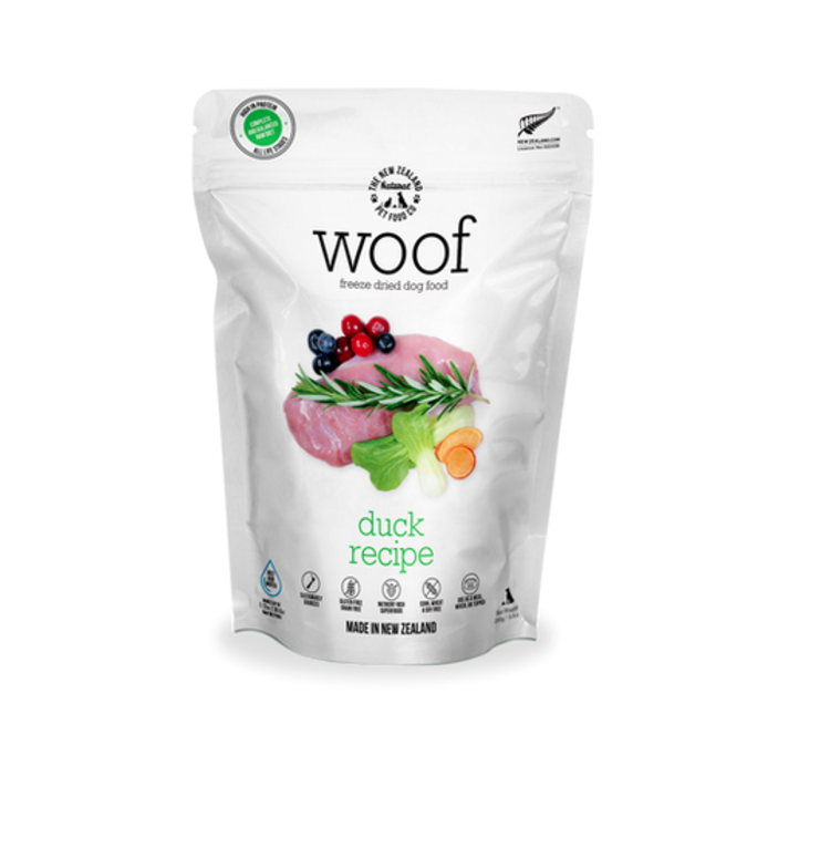 Woof NZPF - WOOF - Freeze Dried - Duck Recipe
