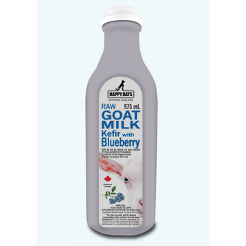 Happy Days Happy Days - Raw Goat Milk Kefir - Blueberry - 975ml