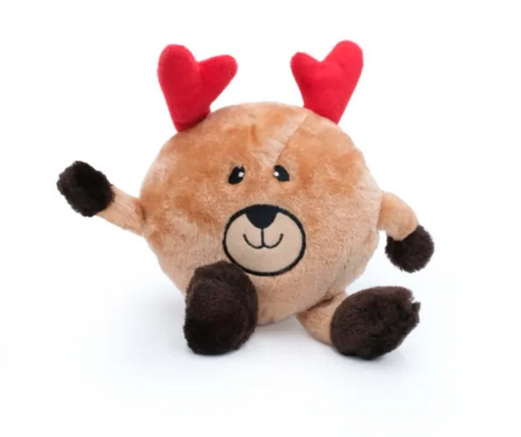 Zippy Paws Zippy Paws - Holiday Brainey - Reindeer