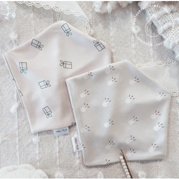 halipup Halipup - Holiday Bandana - Snowmen