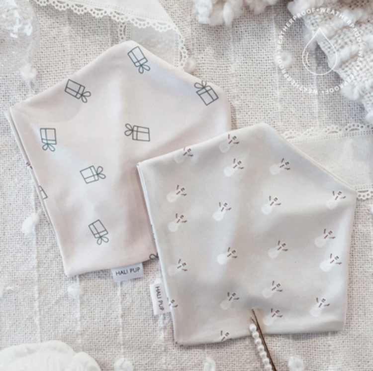 halipup Halipup - Holiday Bandana - Snowmen