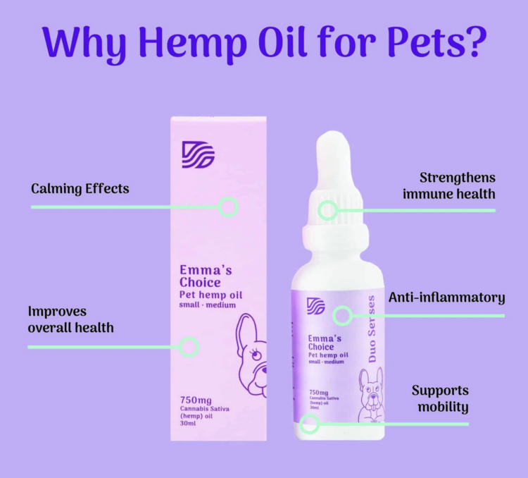 Duo Senses Duo Senses - Emma's Choice - Pet Oil - 30ml - 750mg