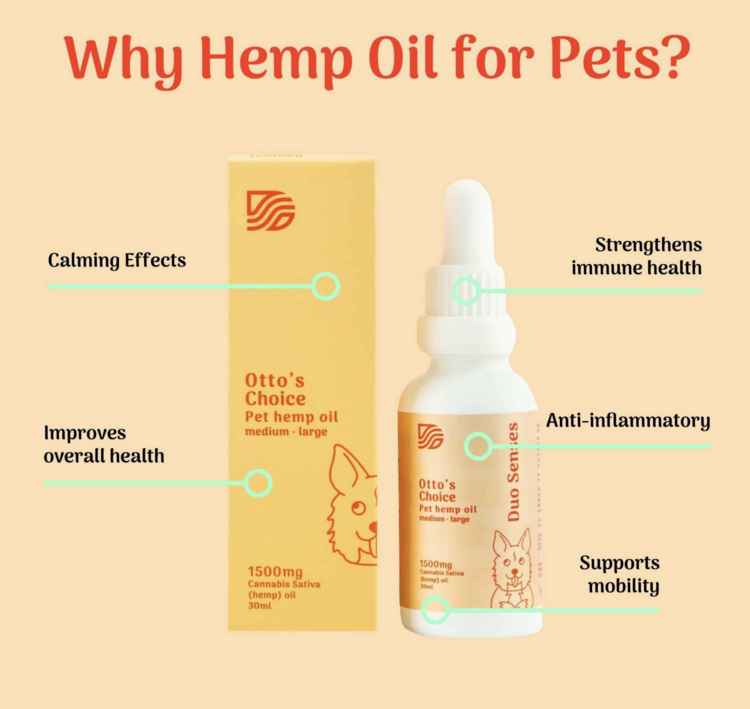 Duo Senses Duo Senses - Otto's Choice - Pet Oil - 30ml - 1500mg