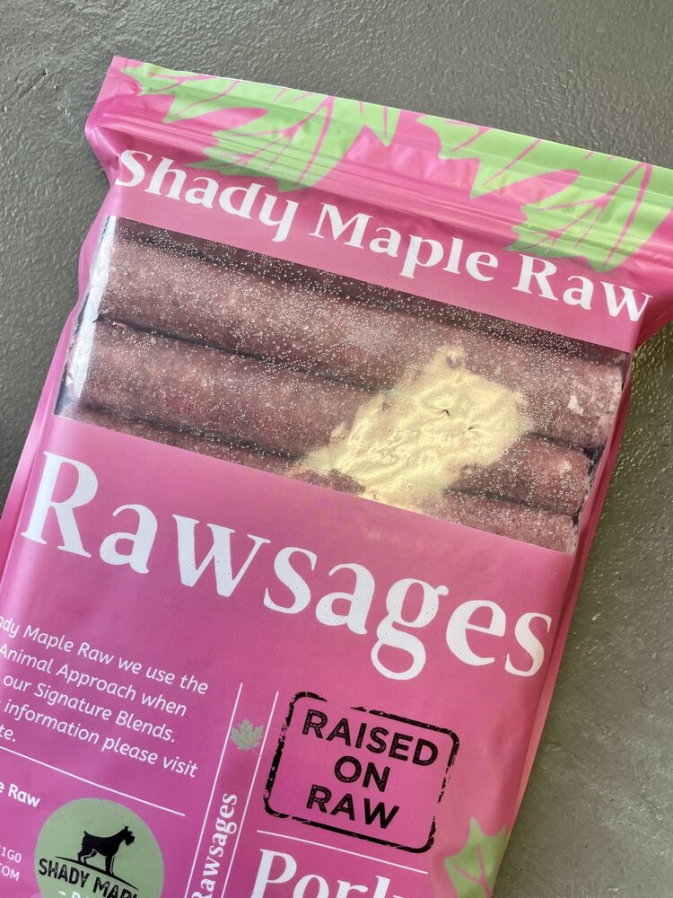 Shady Maple Raw Shady Maple - Rawsages - 2.5lbs -  Pork