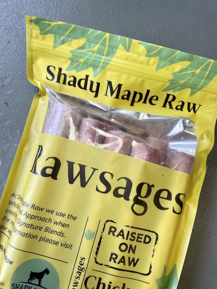 Shady Maple Raw Shady Maple - Rawsages - 2.5lbs -  Chicken