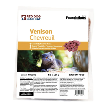 RDBK RDBK - CAT - Foundations Venison - 1lb (4 x 0.25lb)