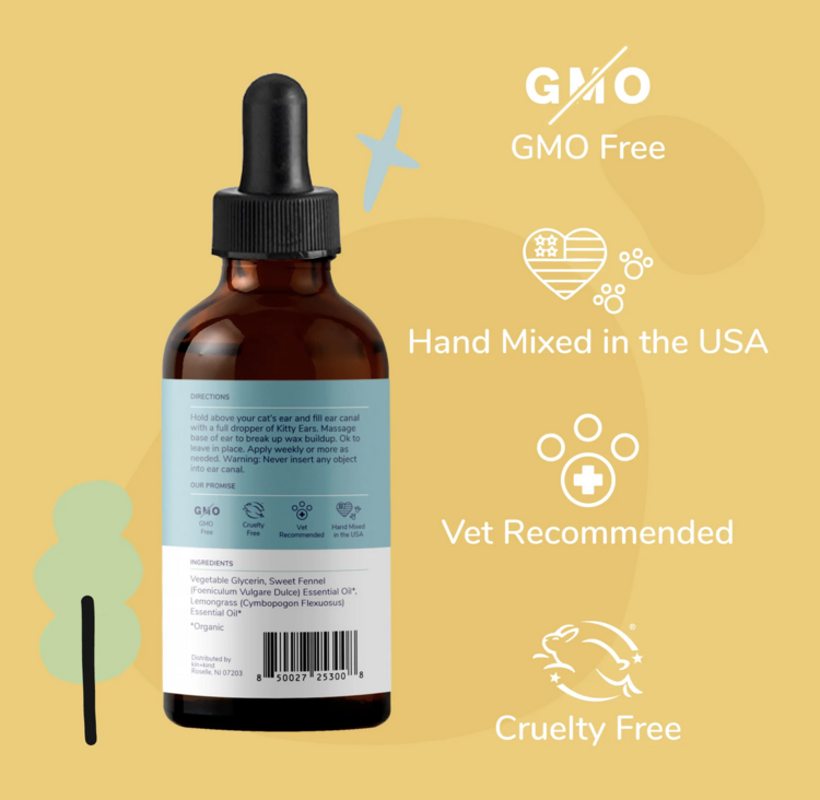 Kin & Kind Kin & Kind - Clean Ears - CAT - 4oz