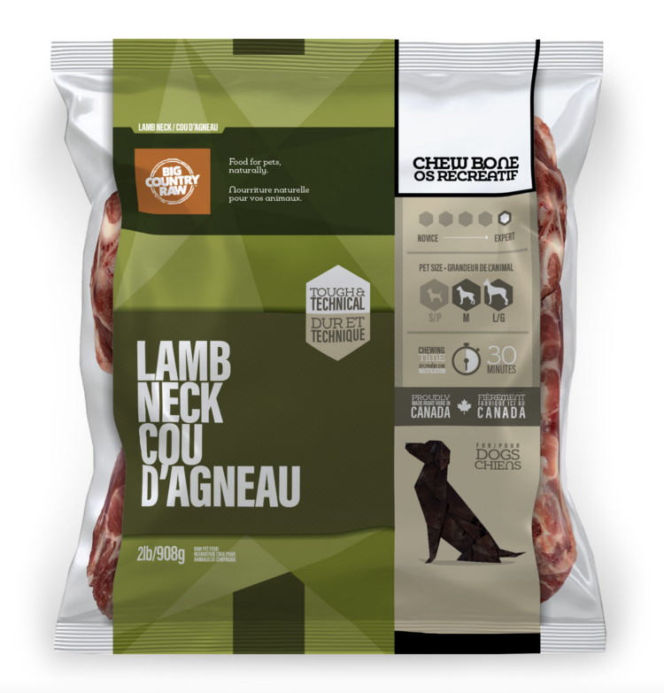 Big Country Raw BCR - Lamb Necks - 2lbs