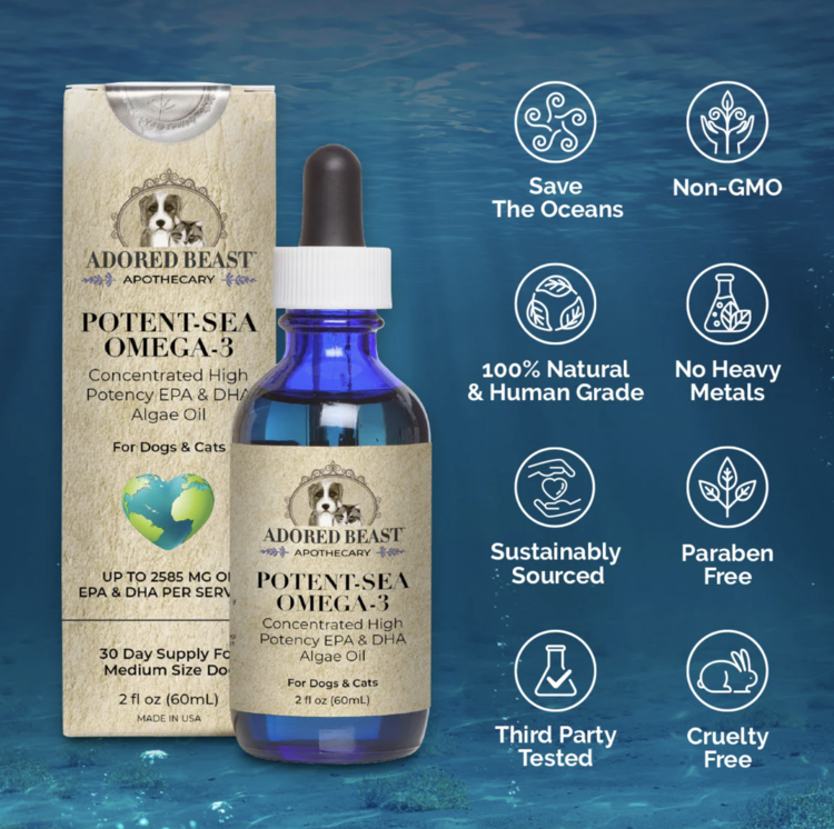 Adored Beast Adored Beast - Potent-Sea Omega-3 EPA & DHA - 2oz