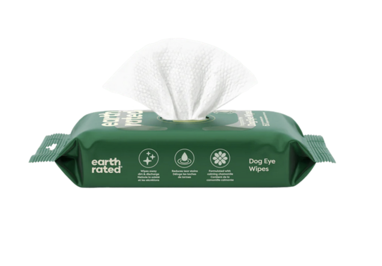 Earth Rated Earth Rated - Grooming Eye Wipes - 60ct