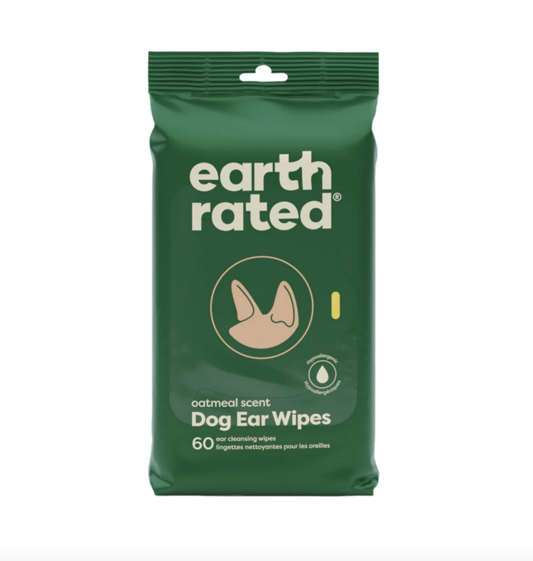 Earth Rated Earth Rated - Grooming Ear Wipes - 60ct