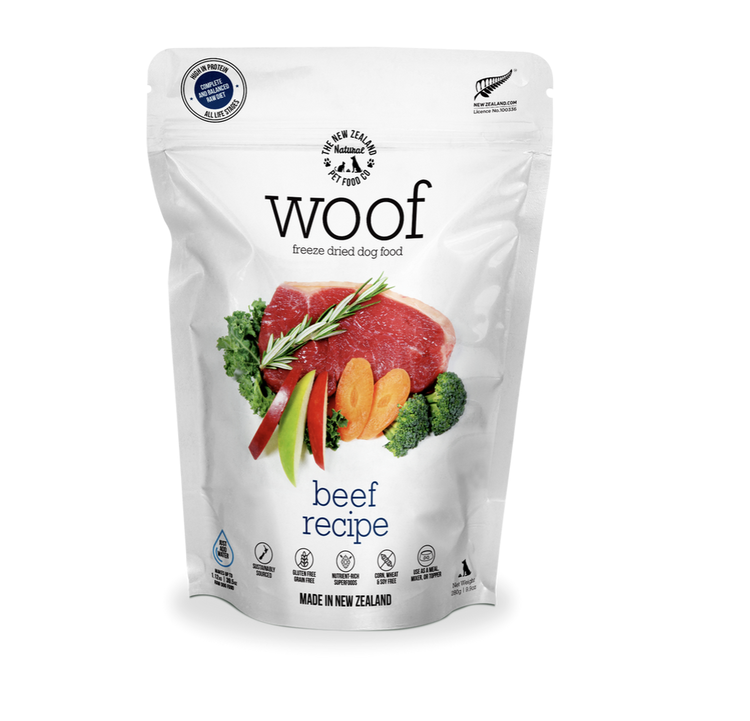 Woof NZPF - WOOF - Freeze Dried - Beef Recipe