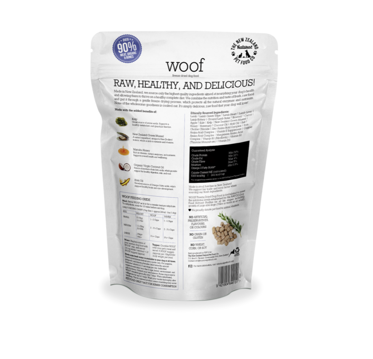 Woof Woof - Freeze Dried - Lamb Recipe