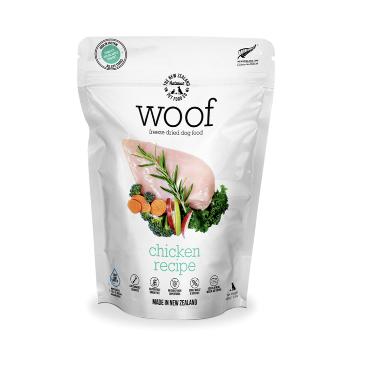 Woof NZPF - WOOF - Freeze Dried - Chicken Recipe