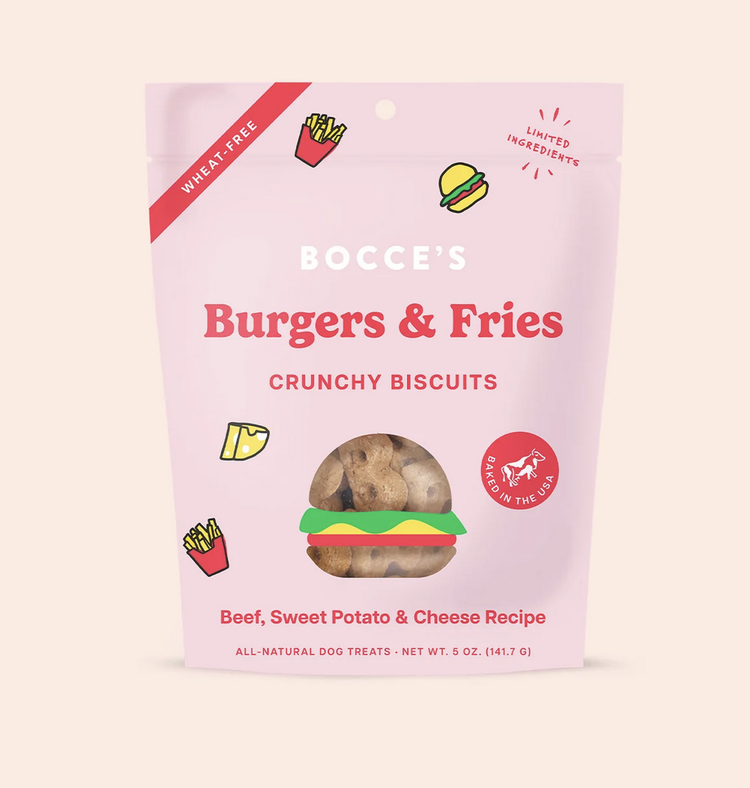 Bocce's Bakery Bocce's Bakery - Biscuits - Burgers & Fries - 5oz
