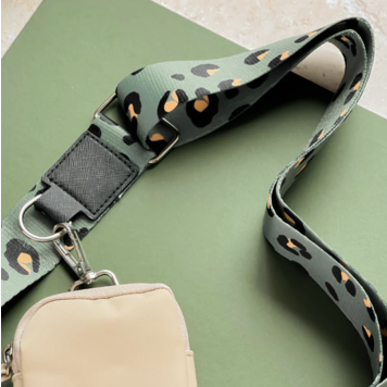 Cocopup Cocopup - Bag Strap - Khaki Leopard