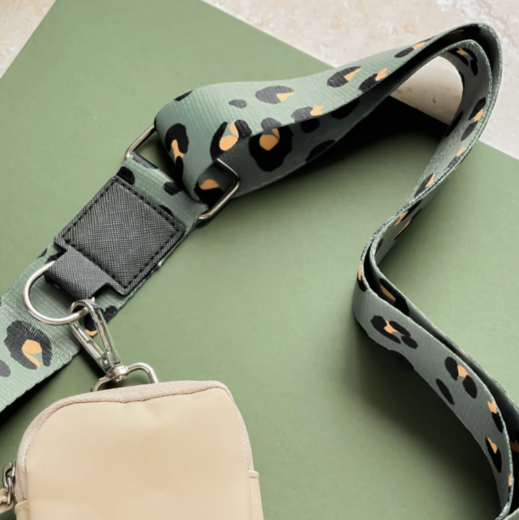 Cocopup Cocopup - Bag Strap - Khaki Leopard