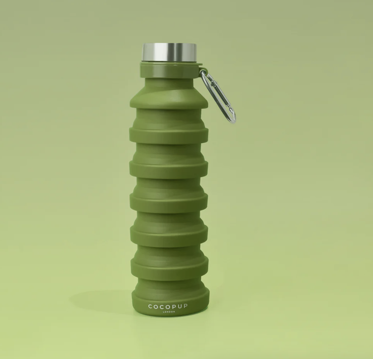 Cocopup Cocopup - Collapsible Water Bottle - Khaki