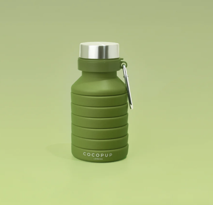 Cocopup Cocopup - Collapsible Water Bottle - Khaki