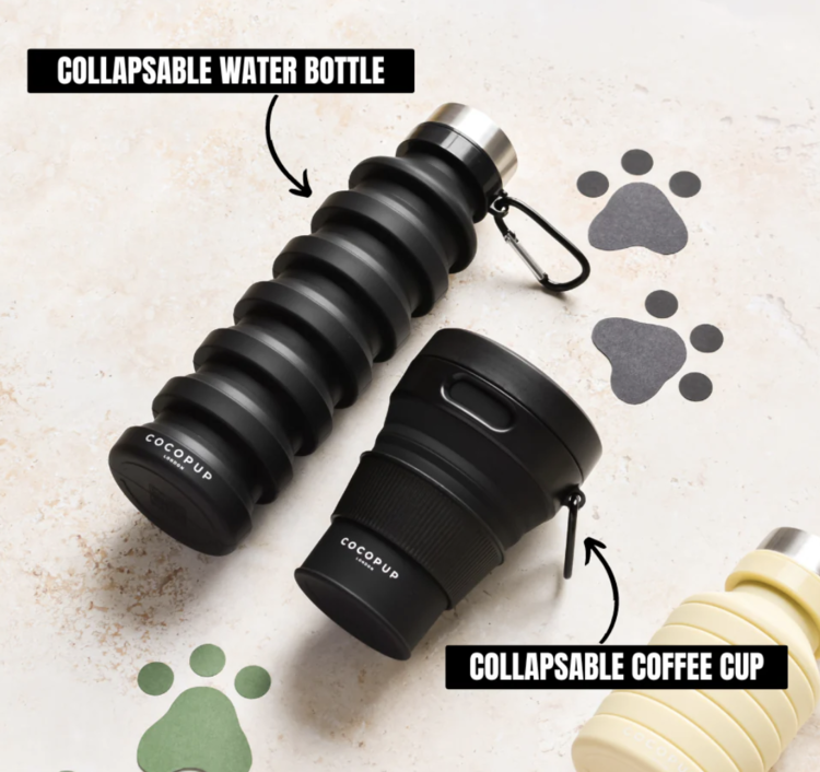 Cocopup Cocopup - Collapsible Coffee Cup - Black