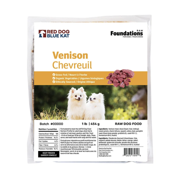 RDBK RDBK - Foundations Venison - 1lb (4 x 0.25lb)