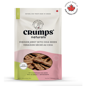 Crumps' Naturals Crumps - Venison Jerky w/ Chia Seeds - 158g