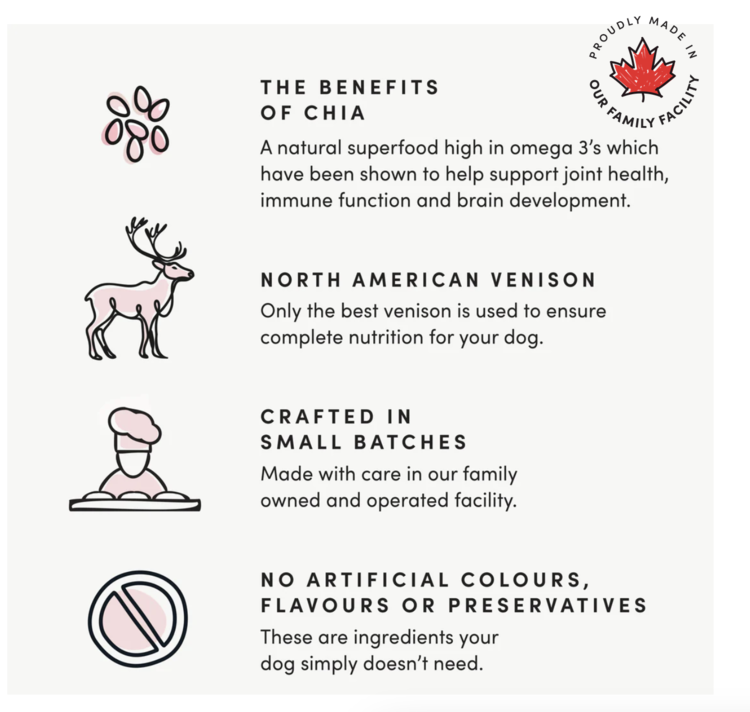 Crumps' Naturals Crumps - Venison Jerky w/ Chia Seeds - 158g