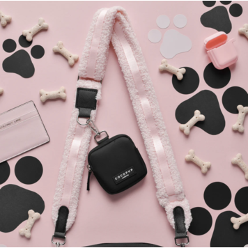 Cocopup Cocopup - Teddy Bag Strap - Love a Lot (Pink)